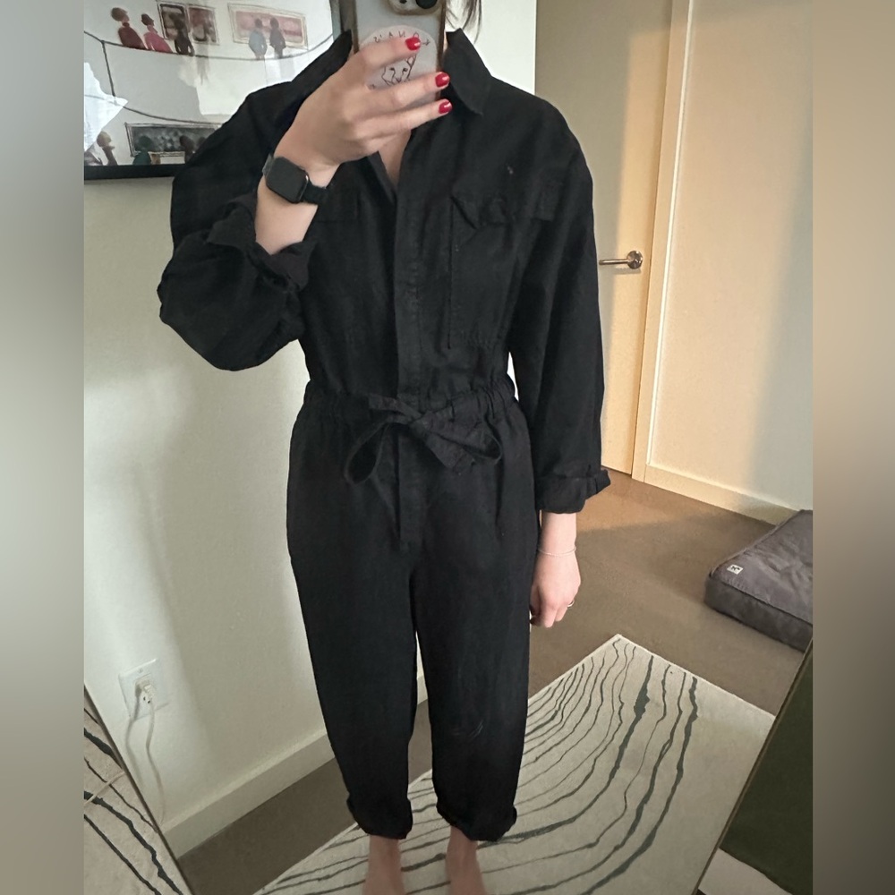 Good American utility jumpsuit